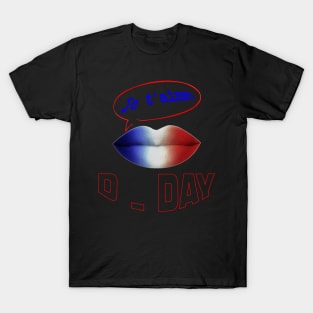 FRANCE JE TAIME D-DAY T-Shirt